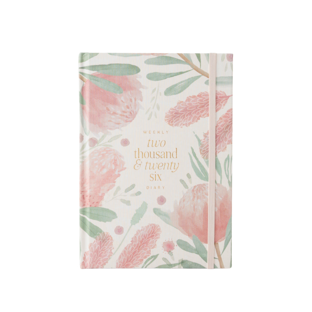 2026 A5 Weekly Diary - Blossoms